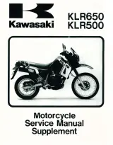 1987–2002 Kawasaki KL650 / KL500 Factory Service Manual (P/N 99924-1080–01) – preview page 1