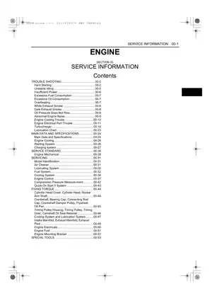 2011-2013 Isuzu Q series engine workshop manual Preview image 4