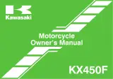 2014 Kawasaki KX450F OEM Owner's Manual (P/N 99987-1795) – preview page 1