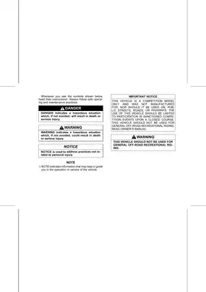 2023 Kawasaki KX450F Motorcycle Owner’s Manual - Ultimate Guide to Maintenance, Tuning, and Troubleshooting Preview image 4