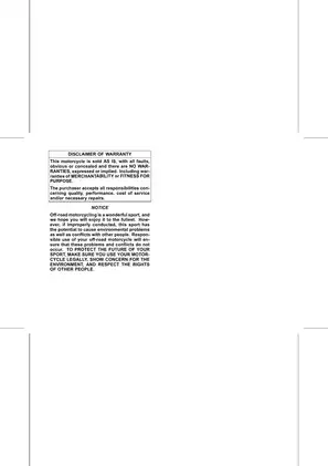 2023 Kawasaki KX450F Motorcycle Owner’s Manual - Ultimate Guide to Maintenance, Tuning, and Troubleshooting Preview image 5
