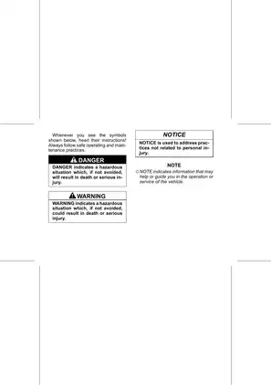 Kawasaki Ninja 300 Owner's Manual and Service Guide Preview image 3