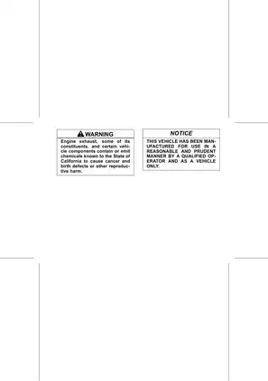 Kawasaki Ninja 300 Owner's Manual and Service Guide Preview image 4