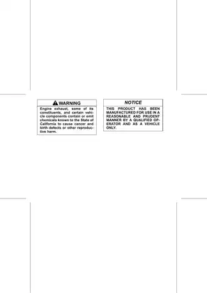 Kawasaki Vulcan 1700 Vaquero Owner's Manual - Comprehensive Guide Preview image 5