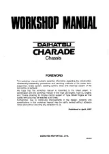 1983–1993 Daihatsu Charade Workshop Manual (P/N WR-00000) – preview page 1
