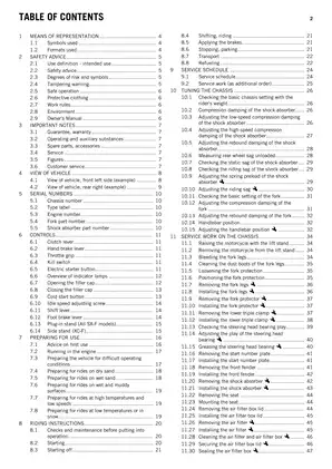 KTM 250 SX-F Owner's Manual (2013) - Comprehensive Guide for Optimal Performance Preview image 4