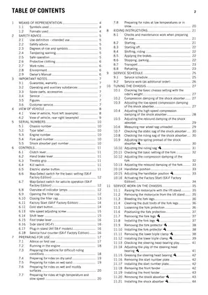 KTM 450 SX-F Owner's Manual (2013) - Comprehensive Guide to Performance and Maintenance Preview image 4