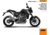 2013 KTM 690 Duke & 690 Duke R Sports Owner's Manual (P/N 3211953en) – preview page 1
