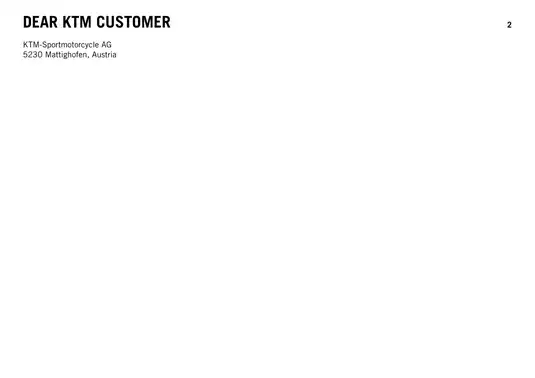 KTM 690 Duke Owner's Manual (2013): Complete Guide to Maintenance and Operation Preview image 4