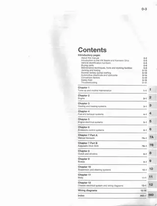 Volkswagen Beetle and Karmann Ghia Automotive Repair Manual (1954-1979) Preview image 4