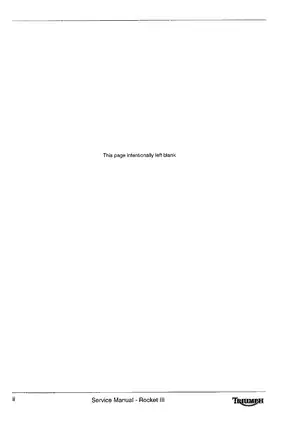 Comprehensive Triumph Rocket III Service Manual - Essential for DIY Maintenance Preview image 2