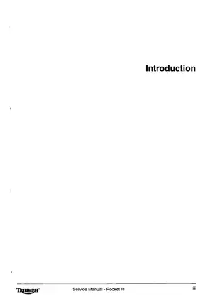 Comprehensive Triumph Rocket III Service Manual - Essential for DIY Maintenance Preview image 3