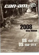2008 Can-Am DS 450 EFI / DS 450 EFI X Shop Manual (P/N 219 100 264) – preview page 1