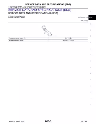 2012-2014 Nissan NV 1500, 2500, 3500 F80 series service manual Preview image 5