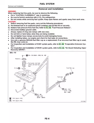 2002-2003 Nissan Maxima shop repair manual Preview image 4