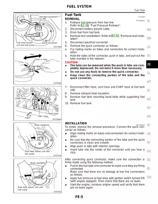 2002-2003 Nissan Maxima shop repair manual Preview image 5