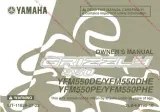 2013 Yamaha Grizzly 550 YFM550DE/YFM550DHE/YFM550PE/YFM550PHE ATV Owner's Manual (P/N LIT-11626-27-22) – preview page 1