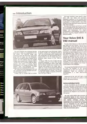Volvo S40 & V40 Service Manual (1996-2004) - Complete Repair & Maintenance Guide Preview image 4