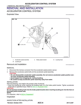 2013 Nissan Leaf Accelerator Control System manual Preview image 4