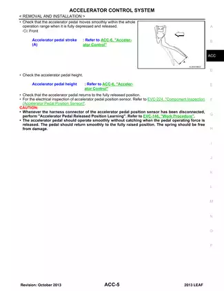 2013 Nissan Leaf Accelerator Control System manual Preview image 5
