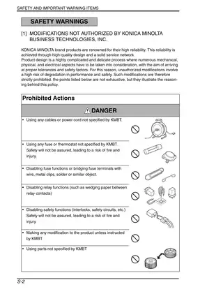 Konica Minolta Bizhub C203/C253/C353 Field copier and printer service manual Preview image 5