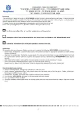 2013 Husqvarna TE 250R / TE 310R / TC 250R / TXC 250R Workshop Manual – preview page 4