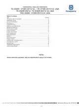 2013 Husqvarna TE 250R / TE 310R / TC 250R / TXC 250R Workshop Manual – preview page 5