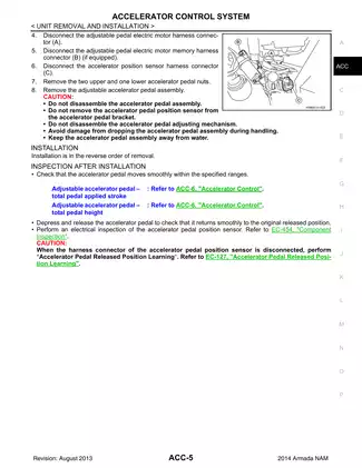 2014 Nissan Armada service manual Preview image 5
