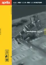 2004–2009 Aprilia RSV 1000 R / RSV 1000 R Factory Service Manual (P/N 8140742) – preview page 1