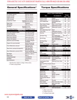 2008 Arctic Cat Prowler 650, 650 XT, 700 XTX service manual Preview image 4