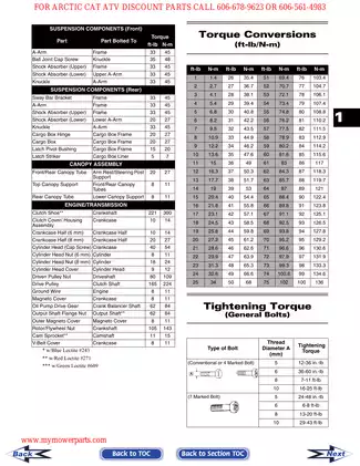 2008 Arctic Cat Prowler 650, 650 XT, 700 XTX service manual Preview image 5