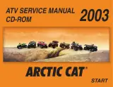 Arctic Cat 250, 300, 400, 500 ATV 2003 Service Manual OEM – preview page 1
