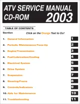 Arctic Cat 250, 300, 400, 500 ATV 2003 Service Manual OEM – preview page 3