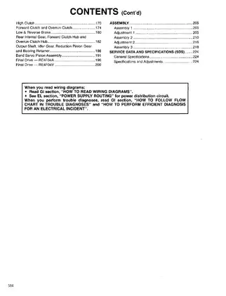 1996 Nissan Maxima A32 series manual Preview image 2