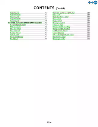 2000 Nissan Maxima A33 series repair manual Preview image 4