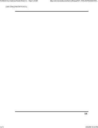 2005-2008 Honda TRX500 FA/FGA Service Manual Preview image 5