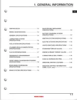 2005–2011 Honda TRX250TE / TRX250TM Service Manual (P/N 61KZZ00) – preview page 4