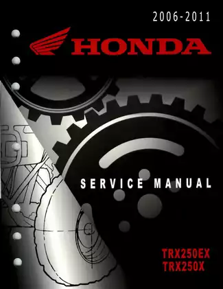 Honda TRX250EX Service Manual - Comprehensive Repair Guide