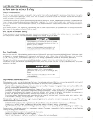 2010-2013 Honda CRF250R service manual Preview image 2
