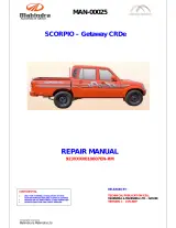 2007 Mahindra Scorpio Getaway CRDe 2.6L Repair Manual (P/N 923XXXR010607EN-RM) – preview page 1