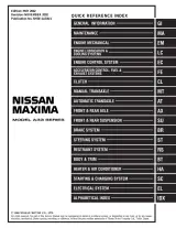 2003 Nissan Maxima / Maxima QX Service Manual (P/N SM3E-1A33U1) – preview page 1
