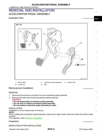 2014 Nissan Rogue T32 series service repair manual Preview image 3