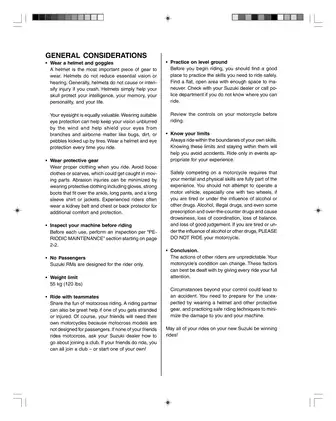 Suzuki RM85/L Owner's Service Manual - Complete Maintenance Guide Preview image 4