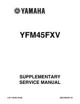 Yamaha YFM45FXV Wolverine 450 2005–2006 Supplementary Service & Repair Manual (P/N LIT-11616-19–42) – preview page 1