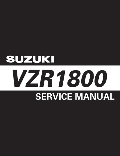 2006–2009 Suzuki VZR1800, Boulevard M109R/Intruder Service & Repair Manual (P/N 99500-39293-03E)