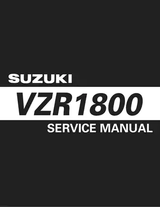 2006-2014 Suzuki Boulevard VZR1800, M109R service manual