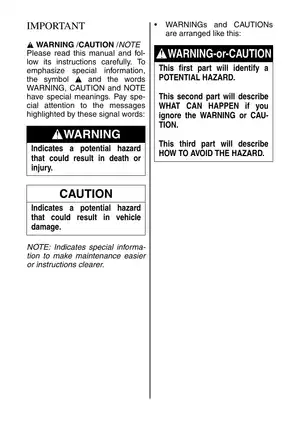 2009-2014 Suzuki LT-A500XP KingQuad owner´s manual Preview image 3