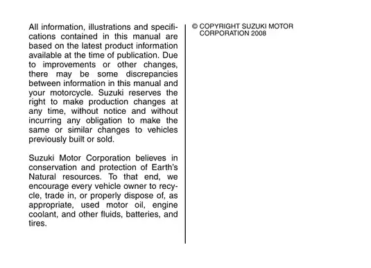 2009-2014 Suzuki VZ 1500 Boulevard M90 repair manual Preview image 5